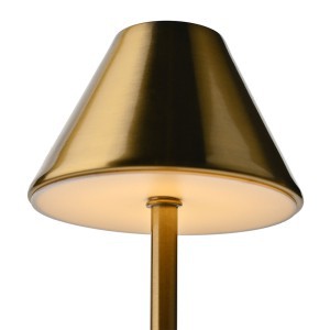 Šviestuvas liečiamas metalinis aukso spl. 28.5x18.5x10.5 cm HE2265 Hestia Widdop