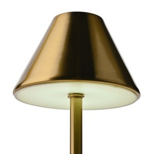 Šviestuvas liečiamas metalinis aukso spl. 28.5x18.5x10.5 cm HE2265 Hestia Widdop