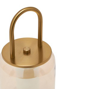 Šviestuvas liečiamas metalinis aukso spl. 25.5x11.5x11.5 cm HE2266 Hestia Widdop