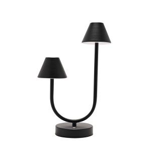 Šviestuvas liečiamas metalinis juodos spl. 33x22x12 cm HE2433 Hestia Widdop