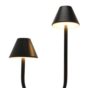 Šviestuvas liečiamas metalinis juodos spl. 33x22x12 cm HE2433 Hestia Widdop