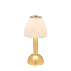 Šviestuvas liečiamas metalinis aukso spl. 27x13x13 cm HE2300 Hestia Widdop