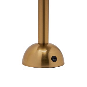 Šviestuvas liečiamas metalinis aukso spl. 27x13x13 cm HE2300 Hestia Widdop