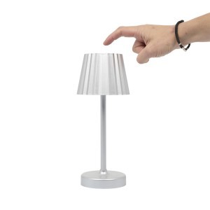 Lempa stalinė liečiama H26 cm Home Deco LA0155