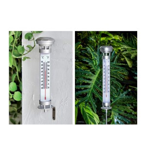 Termometras lauko įsmeigiamas su saulės baterija (-30 +50) 59x9 cm 613-401823