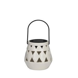 Žibintas keramikinis solar Ø10x11cm ARTICASA 871125250650