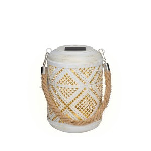 Žibintas keramikinis solar Ø11x15,5cm ARTICASA 871125250648