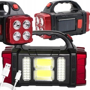 Žibintuvėlis pakraunamas 25W Led +COB  micro USB 15x10x7 cm 12317_CZE