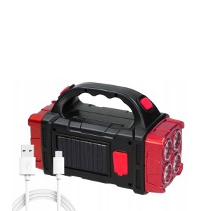 Žibintuvėlis pakraunamas 25W Led +COB  micro USB 15x10x7 cm 12317_CZE