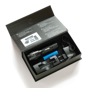 Žibintuvėlis pakraunamas profes. 2000mAh 10W IPX4 ZOOM TIROSS TS1151