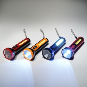 Žibintuvėlis pakraunamas diodinis 3W 180lm TIROSS TS1855 nostock