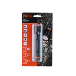 Žibintuvėlis LED 3W 110Lm 100m Black&Decker 871125223515