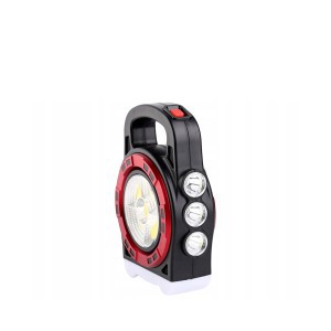 Lempa turistinė pakraunama su saulės bat.Powerbank19x14x6 cm 20W USB 12316_CZE