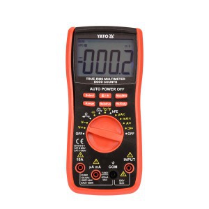 Testeris elektros skaitmeninis daugiafunkcinis 9 V TRUE RMS  YT-73085 YATO