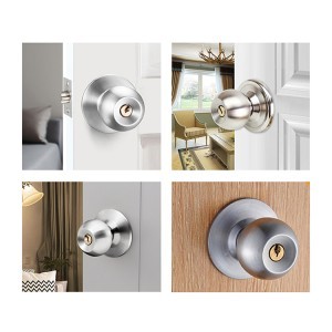 Spyna durims su burbulinėmis rankenomis ir cilindru 2113001 Crownman