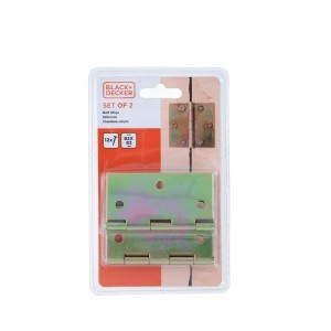 Vyriai uždėtiniai 2v.su varžtais 12v 8,2x8,2x0,12 cm BlackDecker 871125223887