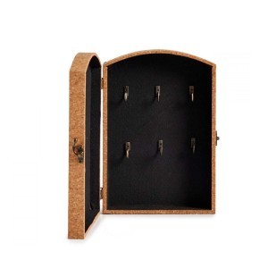 Dėžutė raktams kamštinės medžiagos 29x20x7,5 cm Mandala 91329