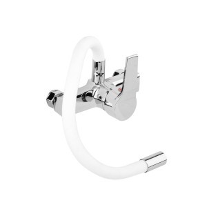 Maišytuvas kriauklei sieninis lankstus baltas 75671 FALA