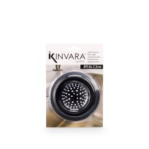 Sietelis kriauklei nerūdijančio plieno/silikono D11,8 cm Kinvara 68756