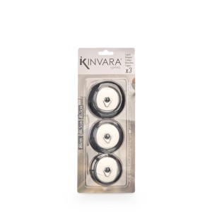 Kamštis kriauklei/voniai guma/metalas 3 vnt D4/4,5/5,5 cm Kinvara 68755