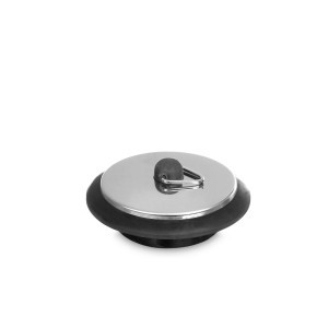 Kamštis kriauklei/voniai guma/metalas 3 vnt D4/4,5/5,5 cm Kinvara 68755