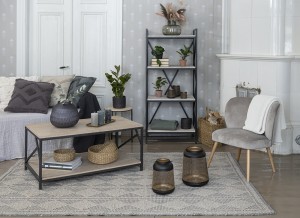 Kilimas 160x230 cm 65% vilna, 35% medvilnė, kreminis/pilkas Fanni K 320338