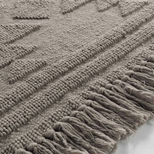 Kilimas 60x90 cm medvilnė, pilkos sp. CILAOS douceur d'intérieur