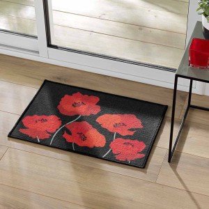 Kilimėlis durų poliamidinis 40x60 cm COQUELICOTS douceur d'intérieur