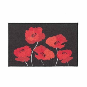 Kilimėlis durų poliamidinis 50x80 cm COQUELICOTS AGUONOS douceur d'intérieur