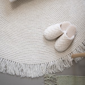 Kilimas D160 cm 100% vilna, baltos spalvos Fanni K 613258