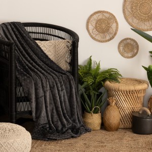 Pledas 180x230 cm pilkas, poliesteris Atmosphera 164045L