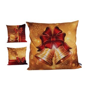 Užvalkalas pagalvėlei kalėdinis 45x45 cm poliesteris Krist+ 95904 KLD