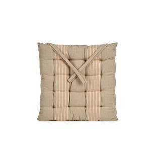 Pagalvėlė kėdei 40x40x5,5 cm rusvos spalvos Giftdecor 77292