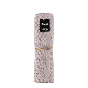 Takelis stalo 33x140 cm medvilninis, pilkas 4Living 628603