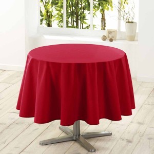 Staltiesė D180 cm raudona poliesteris ESSENTIEL douceur d'intérieur