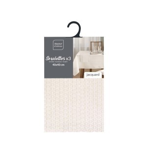 Servetėlių rinkinys 3 vnt 40x40 cm STELLA douceur d'intérieur