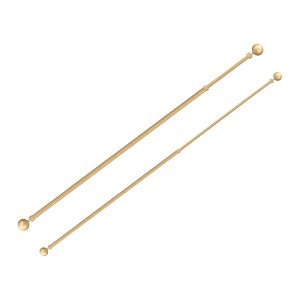 Karnizas metalinis 120-210 cm aukso sp. Giftdecor 12050
