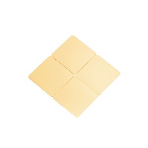 Priklijuojama veidrodinė dekoracija 12 vnt (mix) 15x15x1 cm Home Deco HD4373