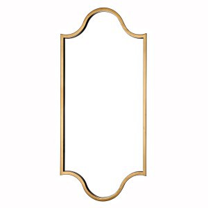 Veidrodis metaliniame rėme aukso spl. 61x61cm CL1012 Country Living Widdop