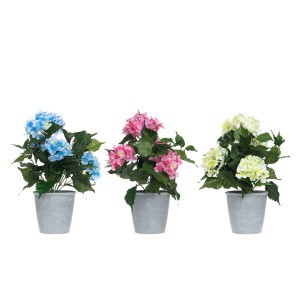 Dirbtinis augalas hortenzija 24x24x42 cm (3 spalvų) 4Living 312218