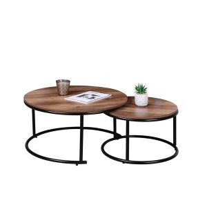 Staliukas 2 vnt kompektas D57xH35 cm D77xH40 cm Urban Living 151354