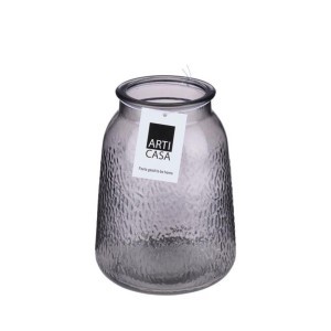 Vaza stiklinė su burbuliukais D13,5xH18 cm 585 g ARTICASA 871125224404