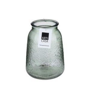 Vaza stiklinė su burbuliukais D13,5xH18 cm 585 g ARTICASA 871125224404