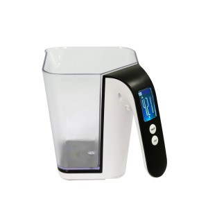 Svarstyklės virtuvinės su indu 2 kg 1200ml 2xAAA 68364 LUND