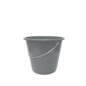 Kibiras plastikinis 5 l pilka spalva Jotta 229002