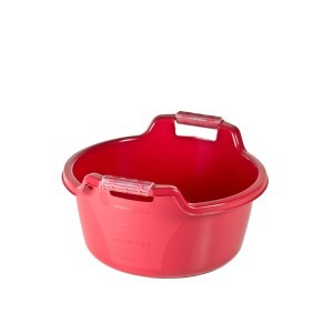 Vonelė plastikinė 22 l D46 cm raudonos spalvos Jotta 698966