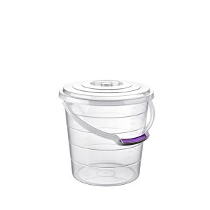 Kibiras plastikinis skaidrus su dangčiu 10 l HOB081185