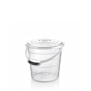 Kibiras plastikinis skaidrus su dangčiu 10 l HOB081185