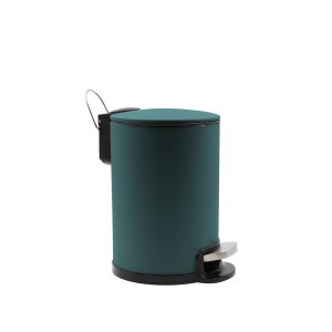Šiukšliadėžė 3 l metalinė su lėto uždarymo mech. METALINE douceur d'intérieur