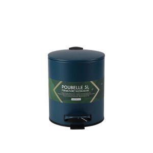 Šiukšliadėžė 5 l D21xH26 cm mėlynos spalvos Urban Living 44040